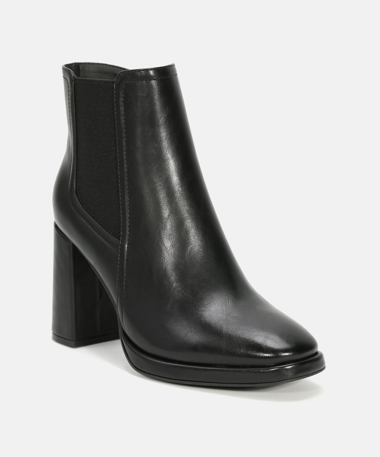 Botins salto bico quadrado image number null